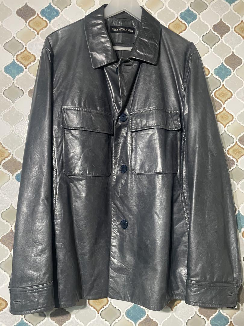 イッセイミヤケ  羊革レザージャケット　M イッセイミヤケ 羊革レザージャケット M（ISSEY MIYAKE(イッセイ