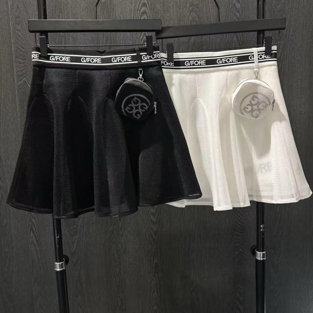 G/FORE スカート G/Fore Silky Tech Nylon A-Line Womens Golf Skort - Snow
