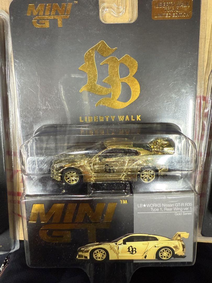 MINI GT LB☆WORKS Nissan GT-R R35 ゴールド（Amazon | MINI GT