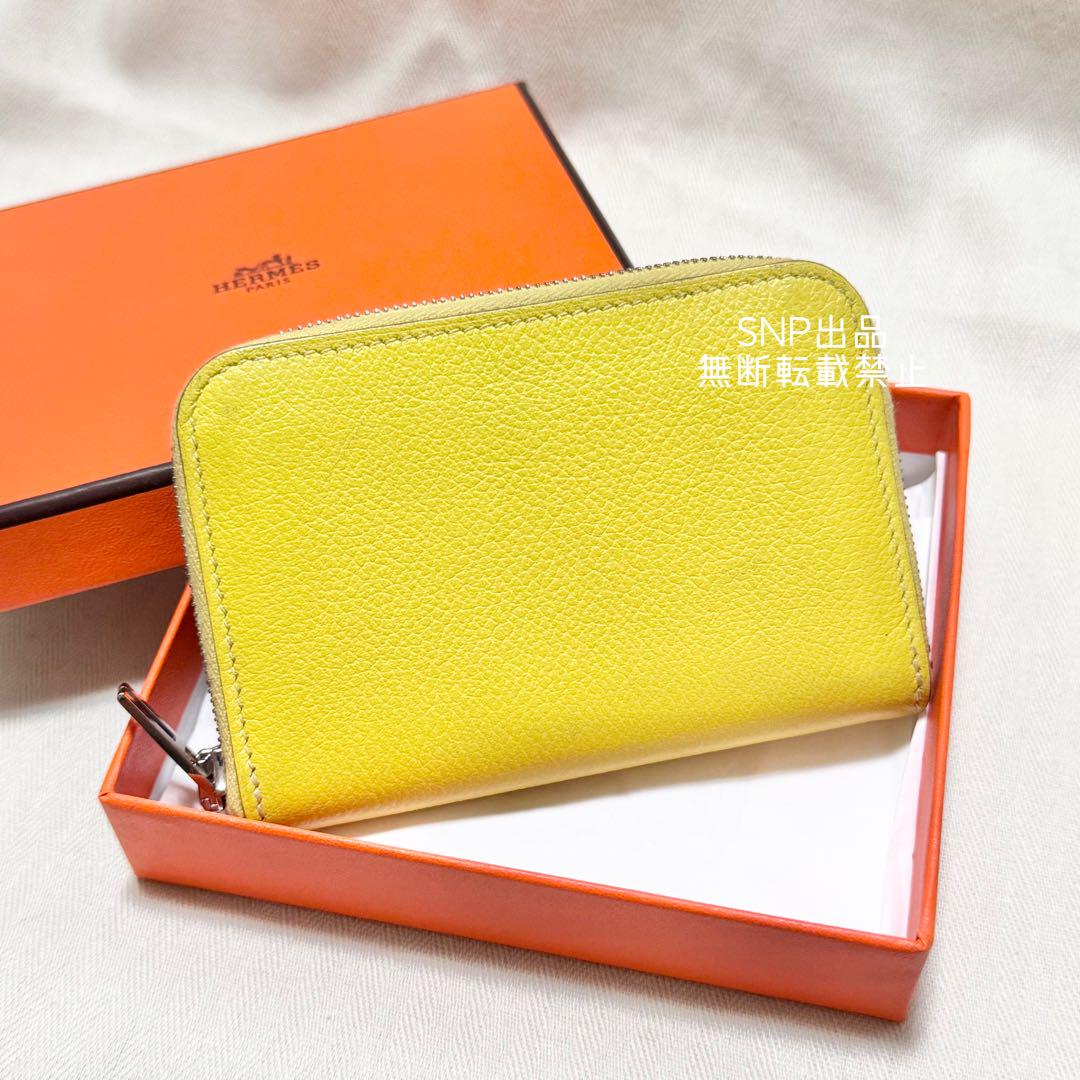 エルメス ジップアンゴーH コンパクト カードケース ミニ 財布