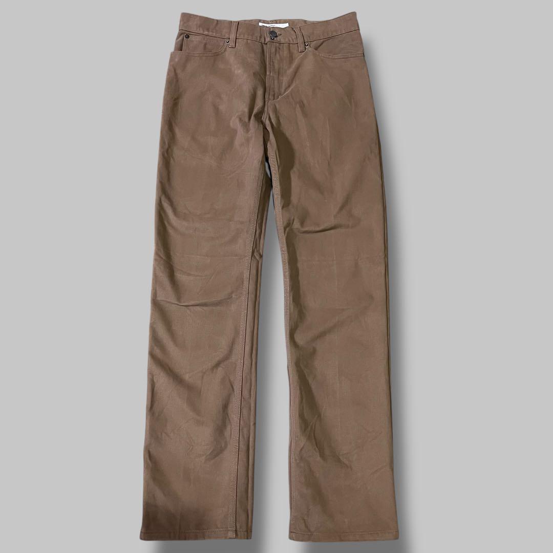 HUSSEIN CHALAYAN チノパン イタリア製 hussein chalayan 5P pants ブラウン 46（Pants
