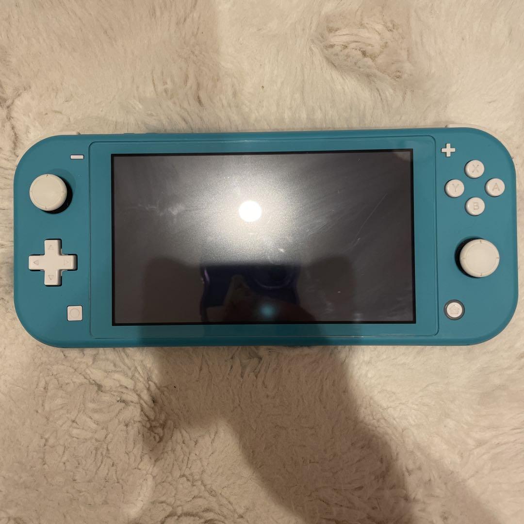 Switch Lite ターコイズ　外箱なし　クリアケース付き　動作確認済 Switch Lite ターコイズ 外箱なし クリアケース付き 動作確認済
