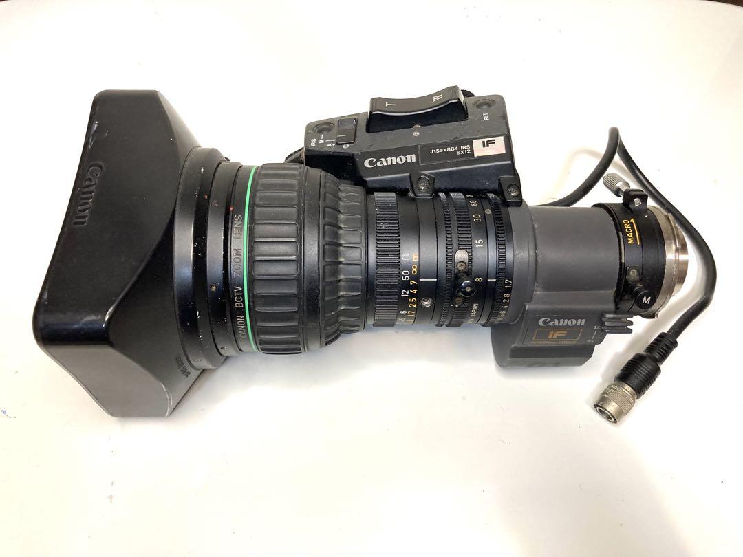 Canon放送用ビデオカメラレンズ J15a×8B4 IRS SX12 （放送用