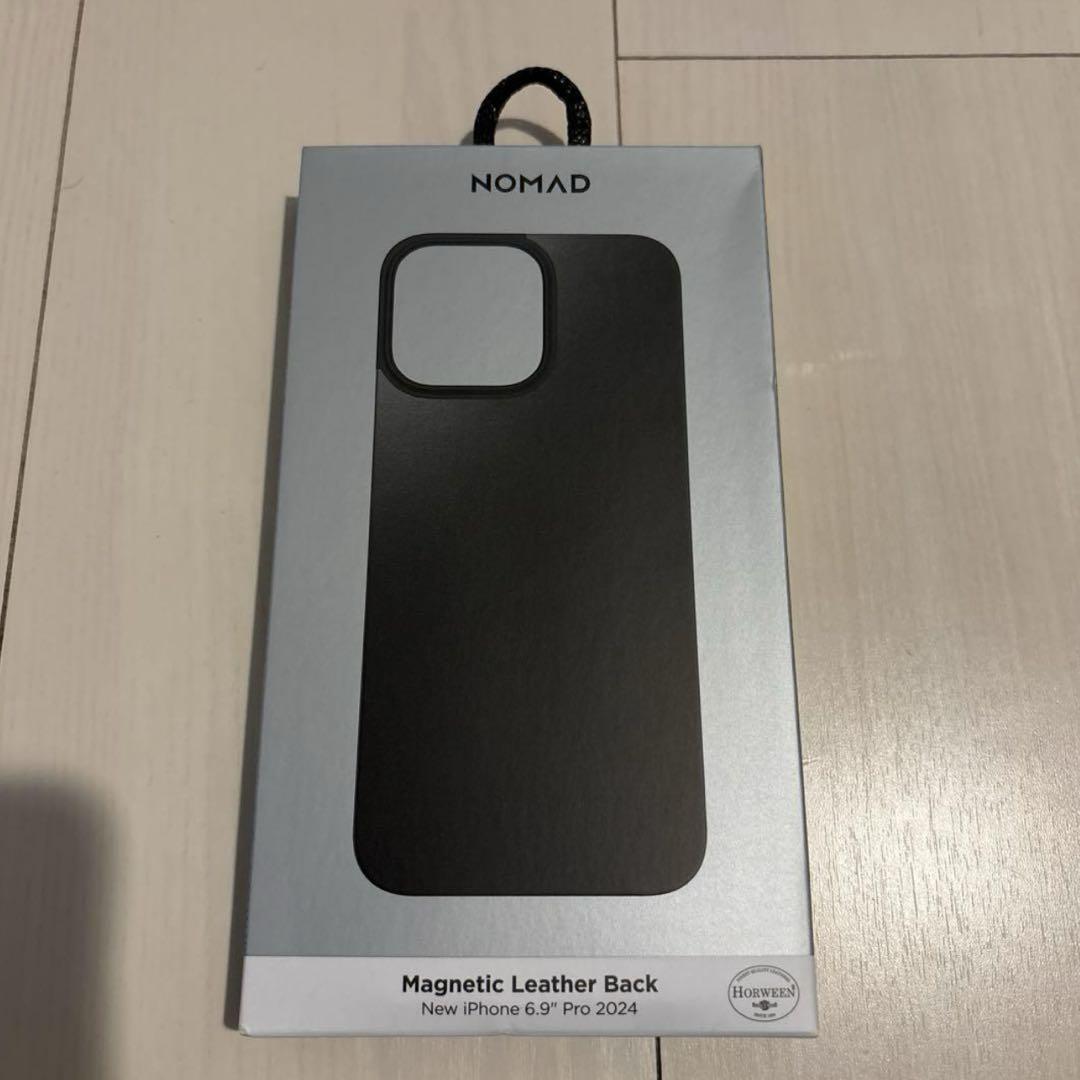 激レア！NOMAD iPhone16ProMax マグネティックレザー ブラック