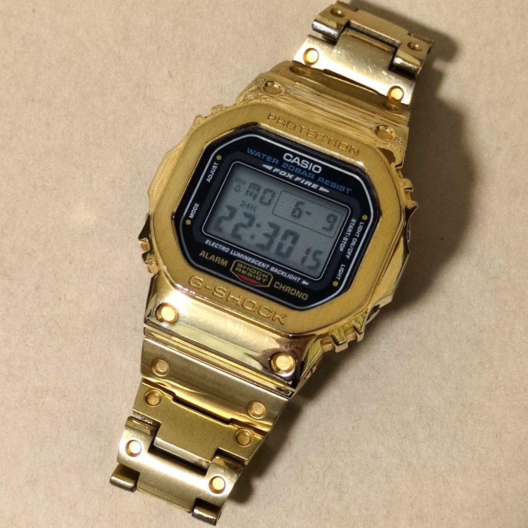 入手困難 CASIO G-SHOCK DW-5600E ゴールド 腕時計（CASIO G