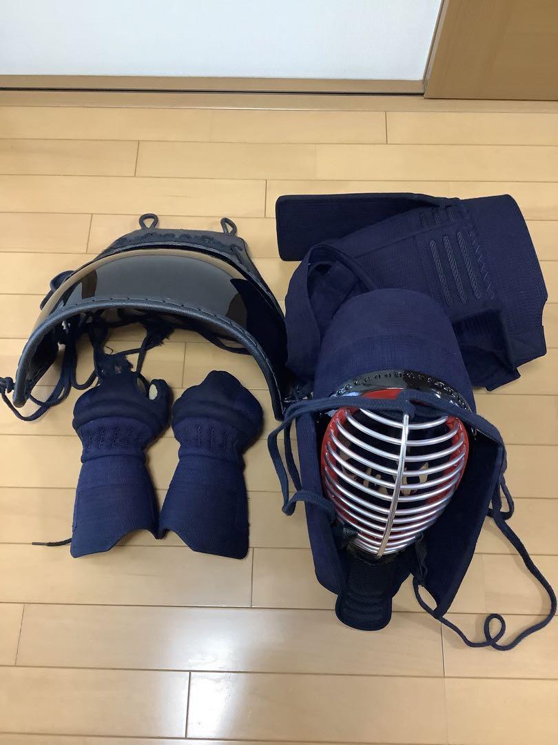 剣道防具一式セット 小学生（身長140cm、体重38kg）2回だけ使用
