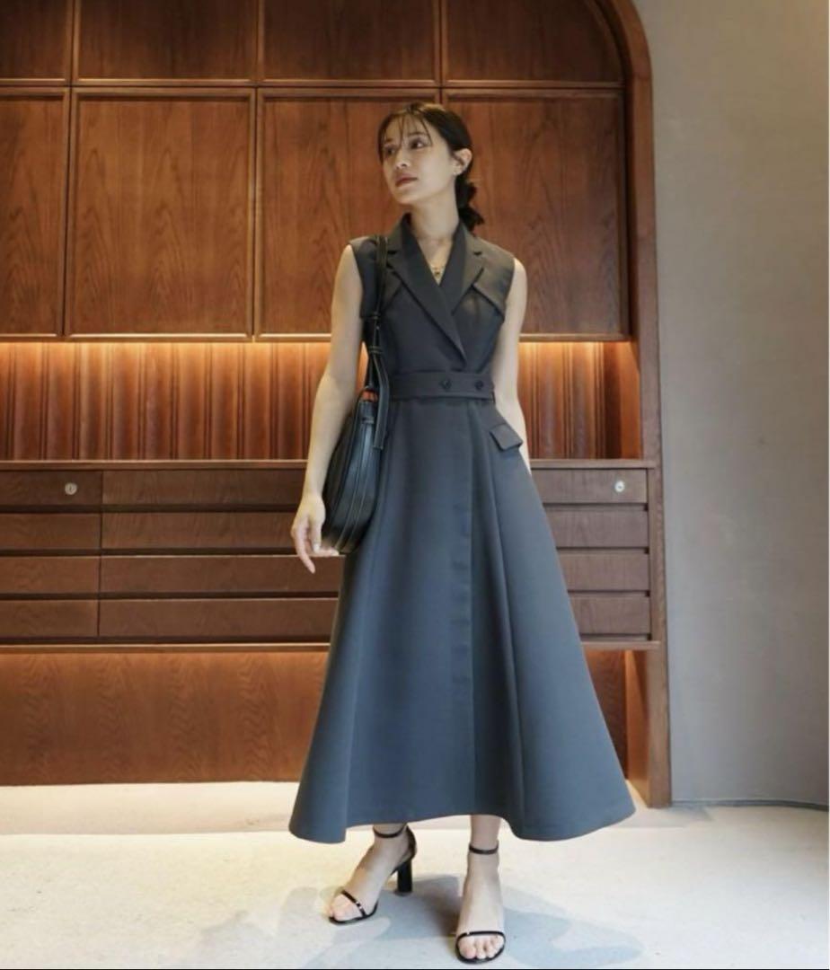 L'AUBE BLANC Sleeveless Coat Dress（NOBLE×L'AUBE BLANC