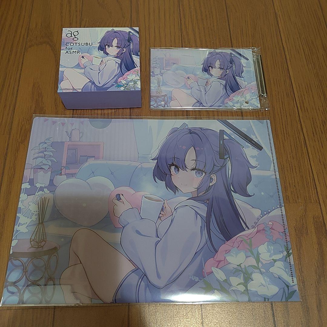 COTSUBU for ASMR ブルアカ ユウカ アクリルプレートセット エイシス、『ブルーアーカイブ』のASMRイヤホン「COTSUBU for