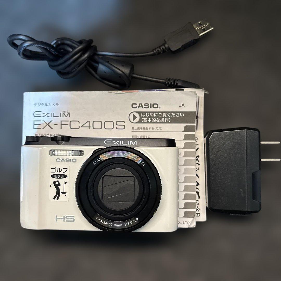 CASIO デジタルカメラ EXILIM EX-FC400S 石川遼モデル Amazon | CASIO デジタルカメラ EXILIM EX-FC400SWE 石川遼プロ