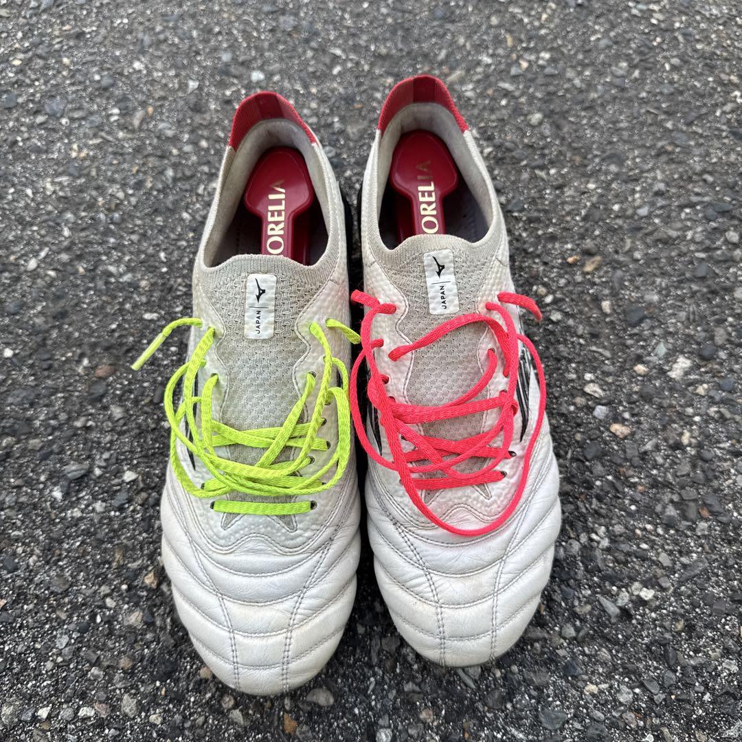 Mizuno スパイクシューズ FG ホワイト/レッド/グリーン/ピンク