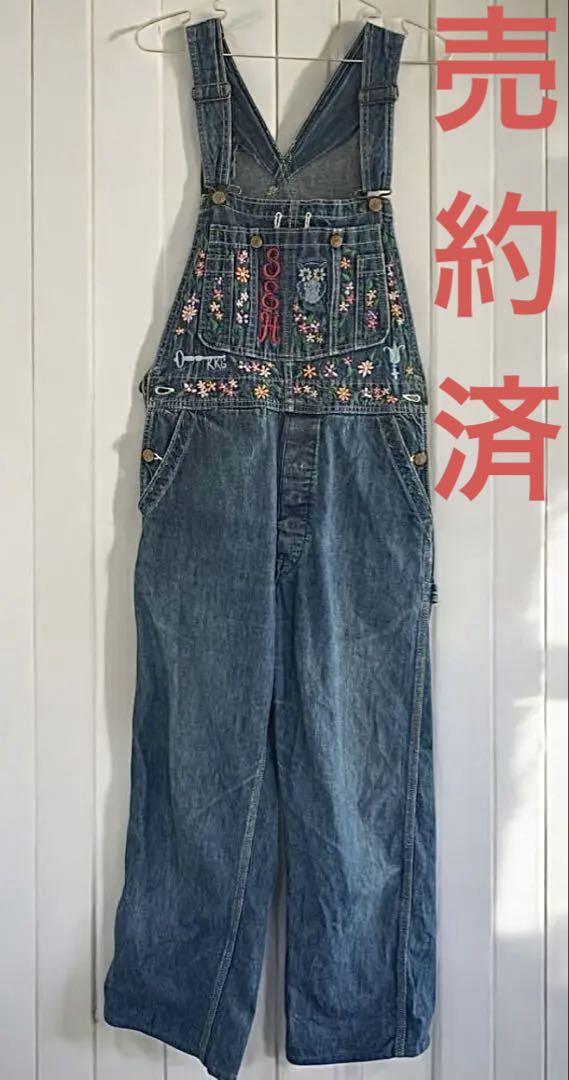 きのこ様２点おまとめページ　　vintage ビッグスミス オーバーオール 刺繍 2025年最新】Yahoo!オークション -ビッグスミス オーバーオール