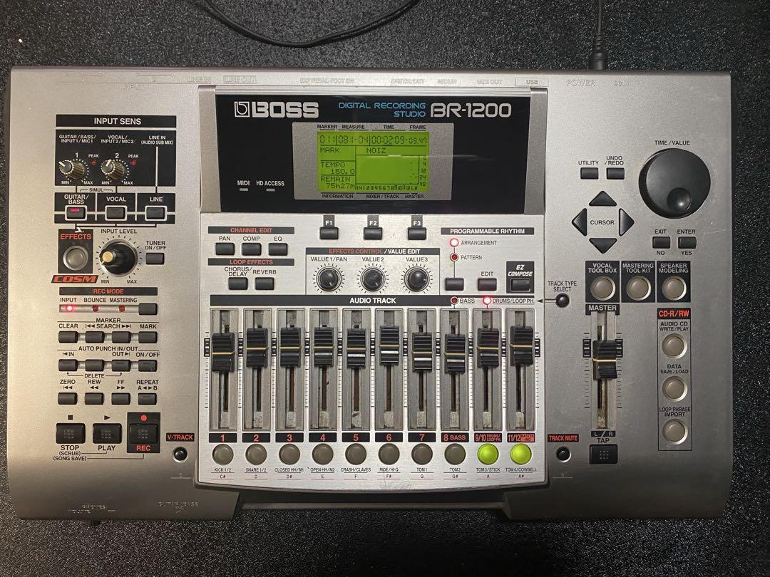 BOSS BR-1200 マルチトラックレコーダー Amazon | Roland DIGITAL RECORDING STUDIO BR-1200Cd | マルチ