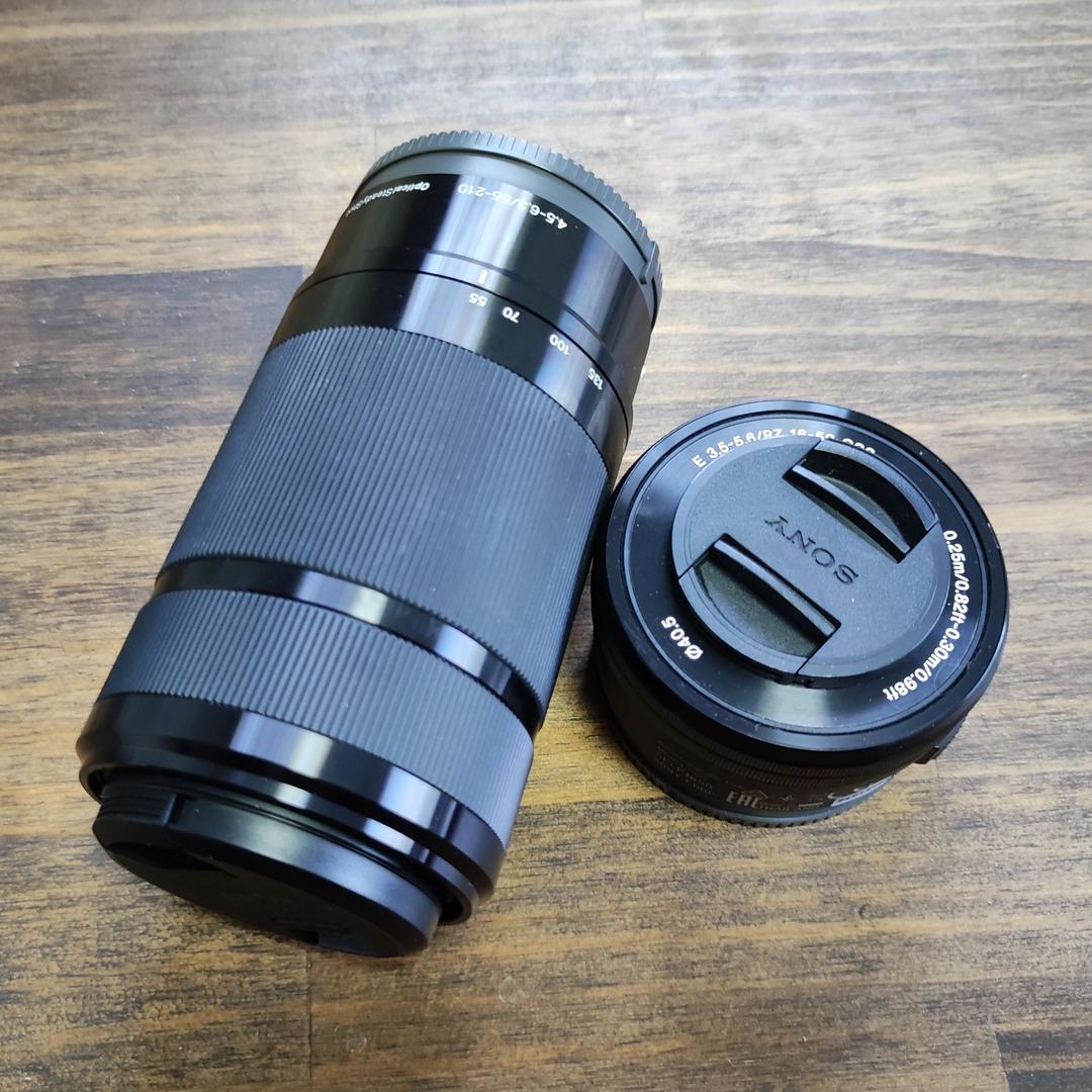 SONYズームレンズ　SEL55210 ＋ SELP1650 （2本セット） SELP1650 SEL55210 レンズ2本セット （送料無料】SONY ミラー