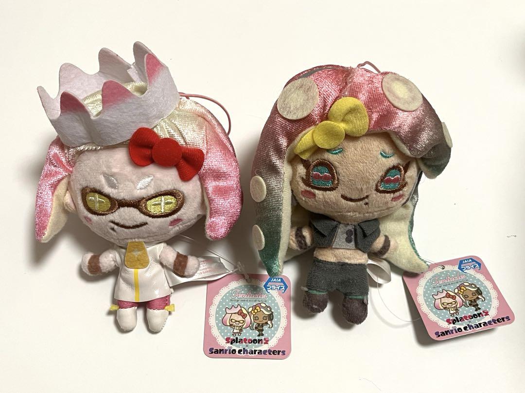 Splatoon2 Sanrio コラボぬいぐるみ　スプラトゥーン　バットばつ丸 バッドばつ丸 スーパーラージぬいぐるみ ぷくっとVer.｜プライズ