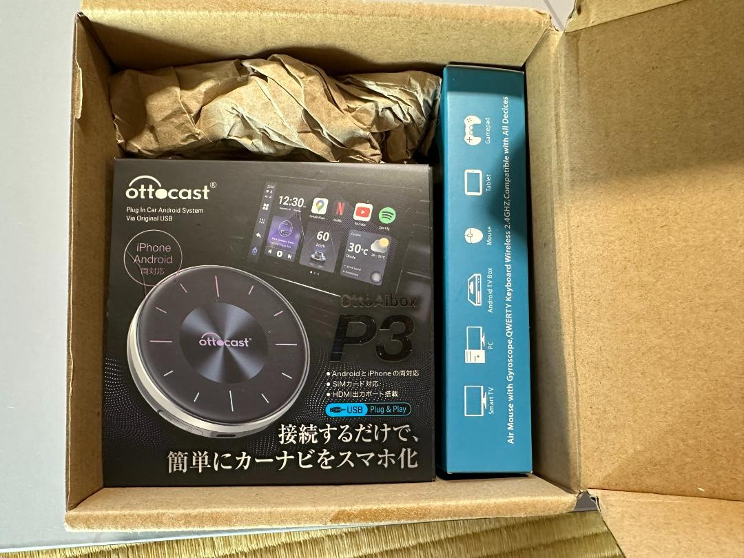 送料無料Ottocast オットキャスト P3 HDMIケーブル/リモコン付き