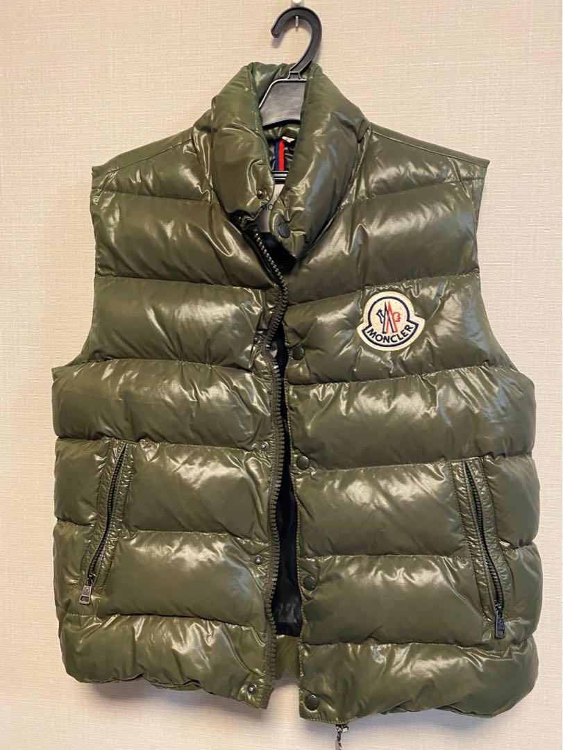 モンクレールダウンベスト　カーキ　サイズ0 MONCLER 24AWモデル モンクレール メンズ CONTRIN ライトダウン