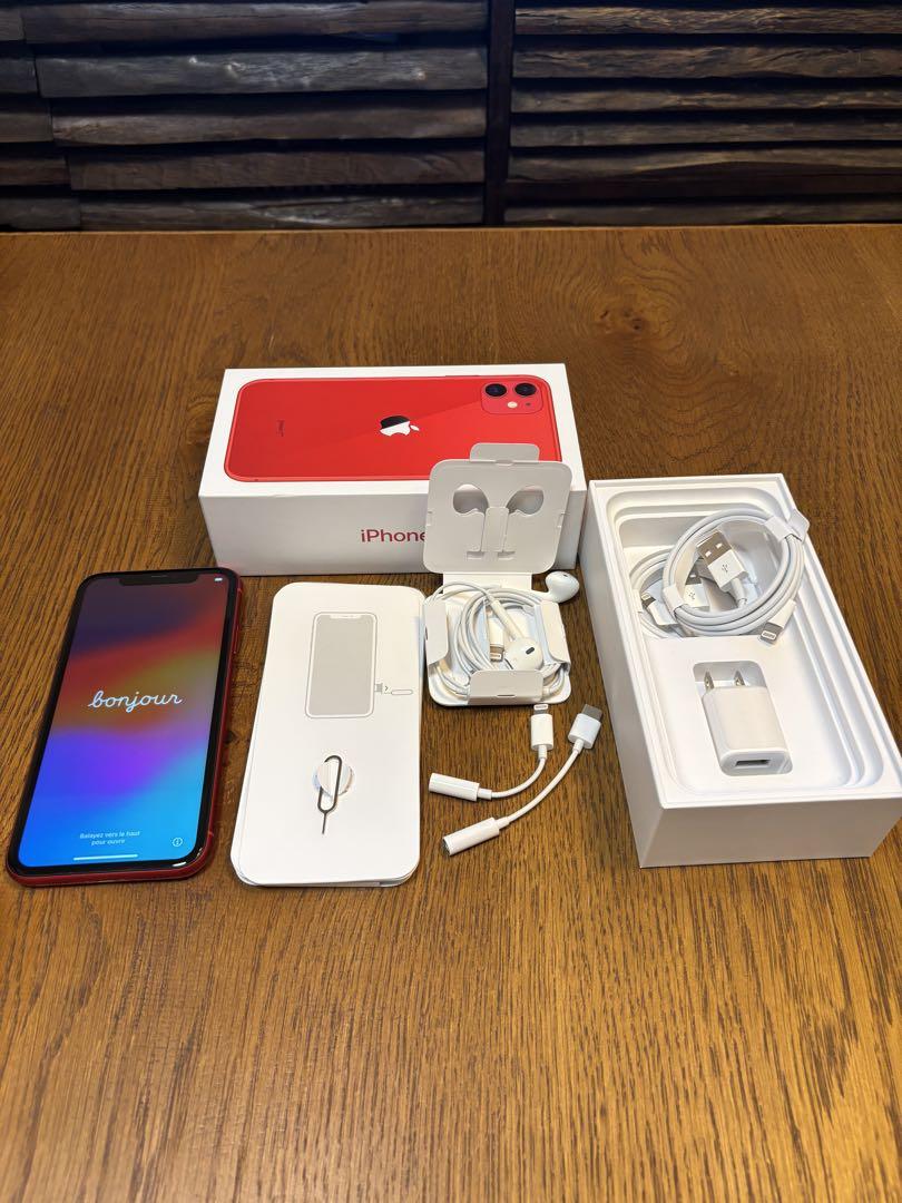 iPhone - [新品]iPhone11 PRODUCT RED64GB SIMフリー　一括購入 71Le3sd3F7L._UF350,350_QL80_.jpg