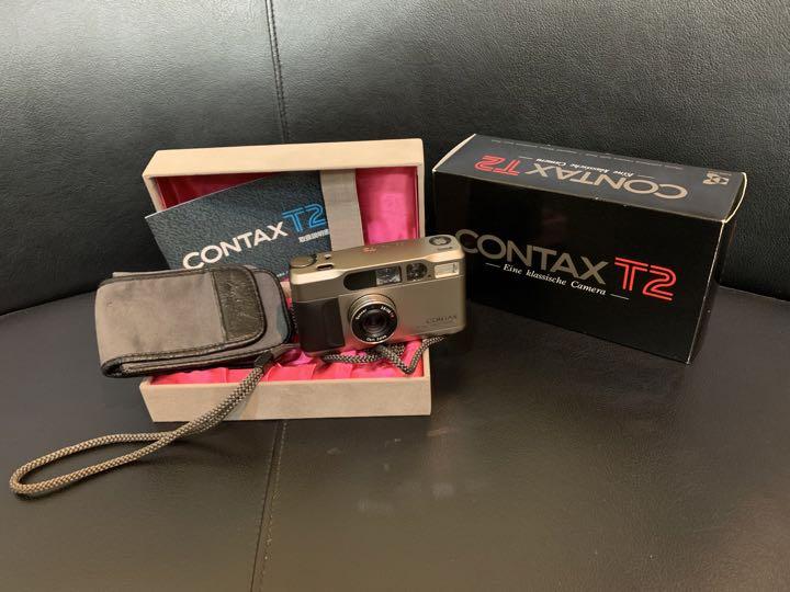 【美品】　CONTAX コンタックス T2 フィルムカメラ 付属品一式 U-camera / CONTAX T2 コンタックス 高級コンパクトフィルム