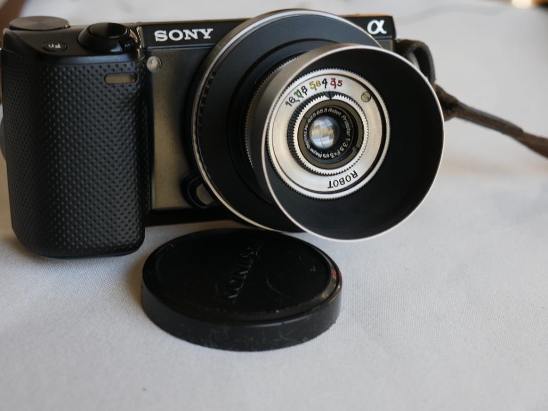 ROBOT用 激レアPrimotar 30mm F3.5＆Eマウントアダプター ROBOT用 激レアPrimotar 30mm F3.5＆Eマウントアダプター
