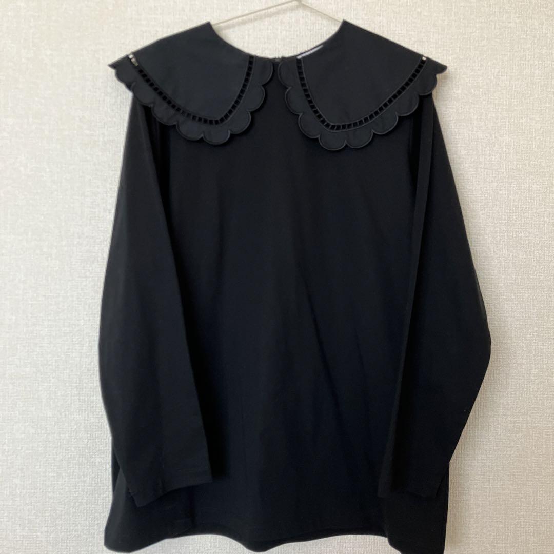美品　yori / ヨリ　完売品 スカラップカラーロンTee yori スカラップカラーロンTee - メルカリ