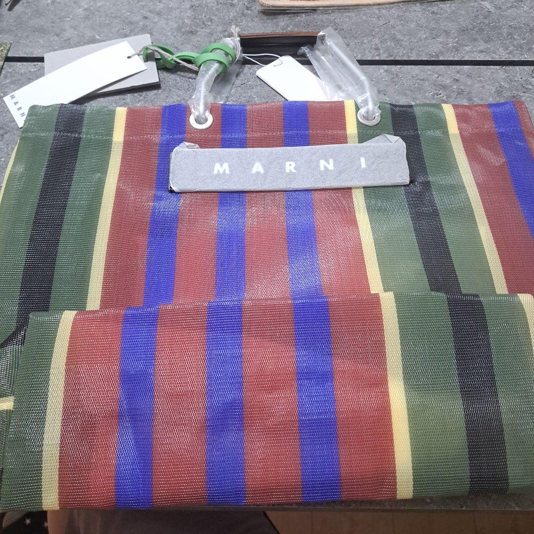 MARNI マルニマーケット ストライプバッグ【新品タグ付き
