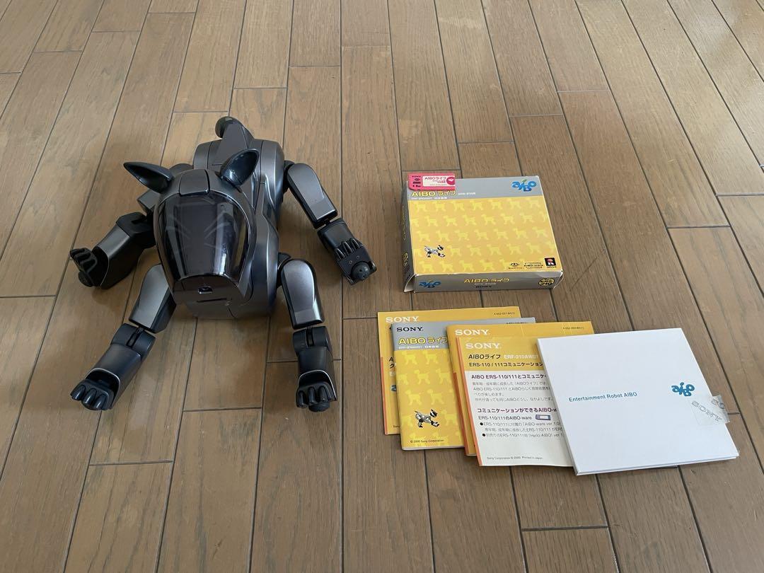 （週末値下げ）AIBO-ERS210 本体、MS、ACアダプタ（相当品）ジャンク JUNK Sony Aibo ERS-210 Robot Dog For Parts Or Repair from