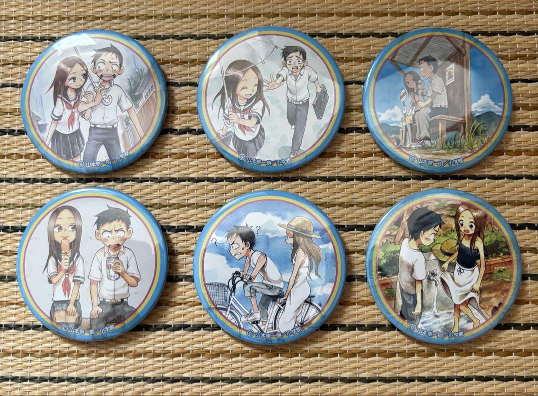 からかい上手の高木さん 缶バッジ 6種セット （からかい上手の