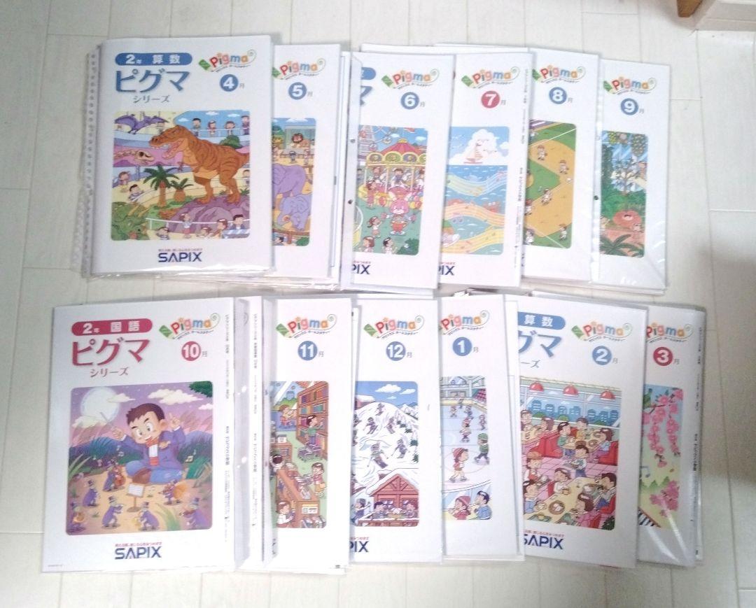 田中未記入　１年分　２０２４年４月〜3月　SAPIX小学２年 ピグマキッズ 田中様専用未記入 1年分 2024年4月〜3月 SAPIX小学2年