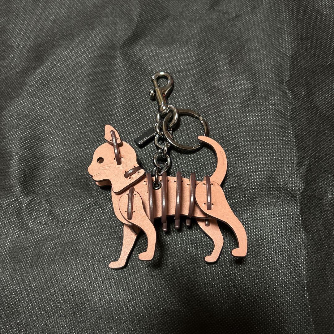 COACH 猫 バッグチャームキーホルダー （コーチ COACH