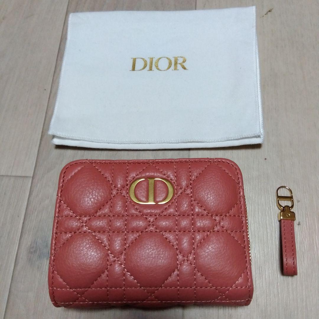 Dior ピンク 二つ折り財布 （Christian Dior ピンク