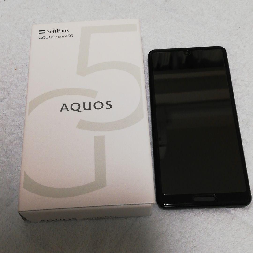 AQUOS - AQUOS sense5G ブラック 64GB SIMフリー AQUOS sense5G ブラック 64 GB SIMフリー工場 直営 店