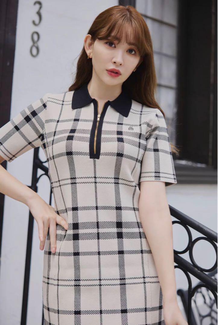 herlipto Trois Logo Knit Mini Dress Mサイズ（Herlipto Trois