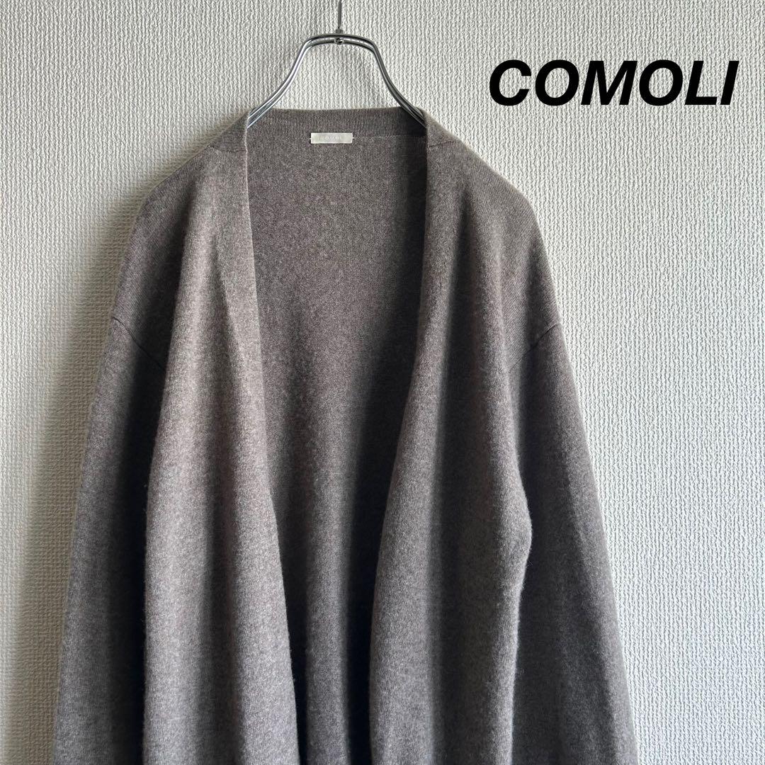 COMORI コモリ カーディガン ボタンレス カシミヤ 100% 2 COMORI コモリ カーディガン ボタンレス カシミヤ 100% 2