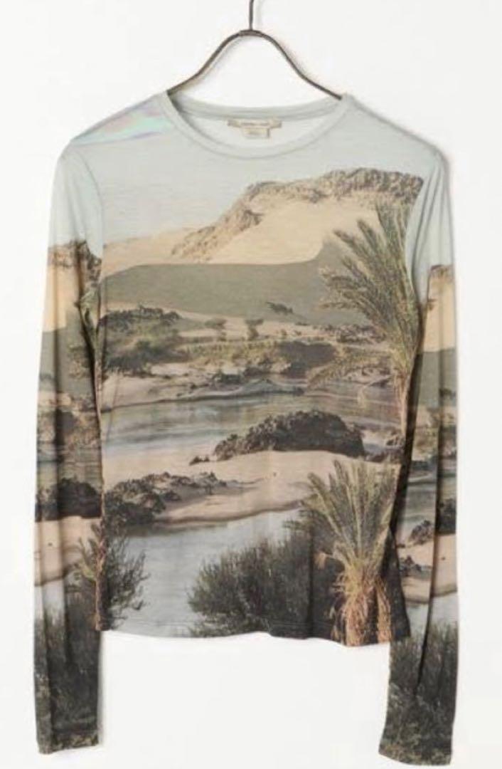 paloma—wool アートプリント長袖Tシャツ paloma-wool アートプリント 長袖Tシャツ トップス