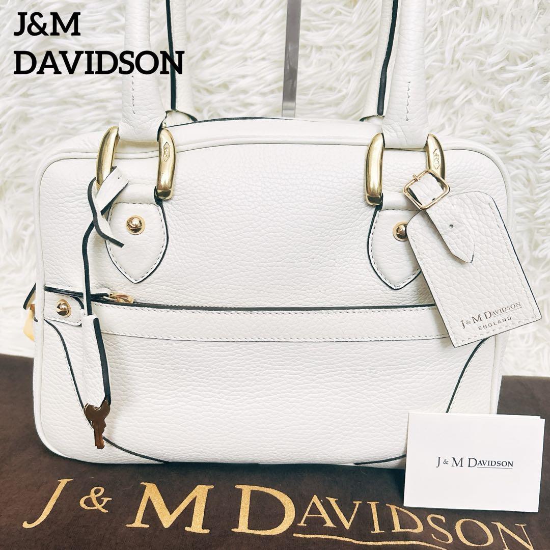 美品 J&M DAVIDSON ミニミア カデナ ハンドバッグ ボストン 美品 J&M DAVIDSON ミニミア カデナ ハンドバッグ ボストン