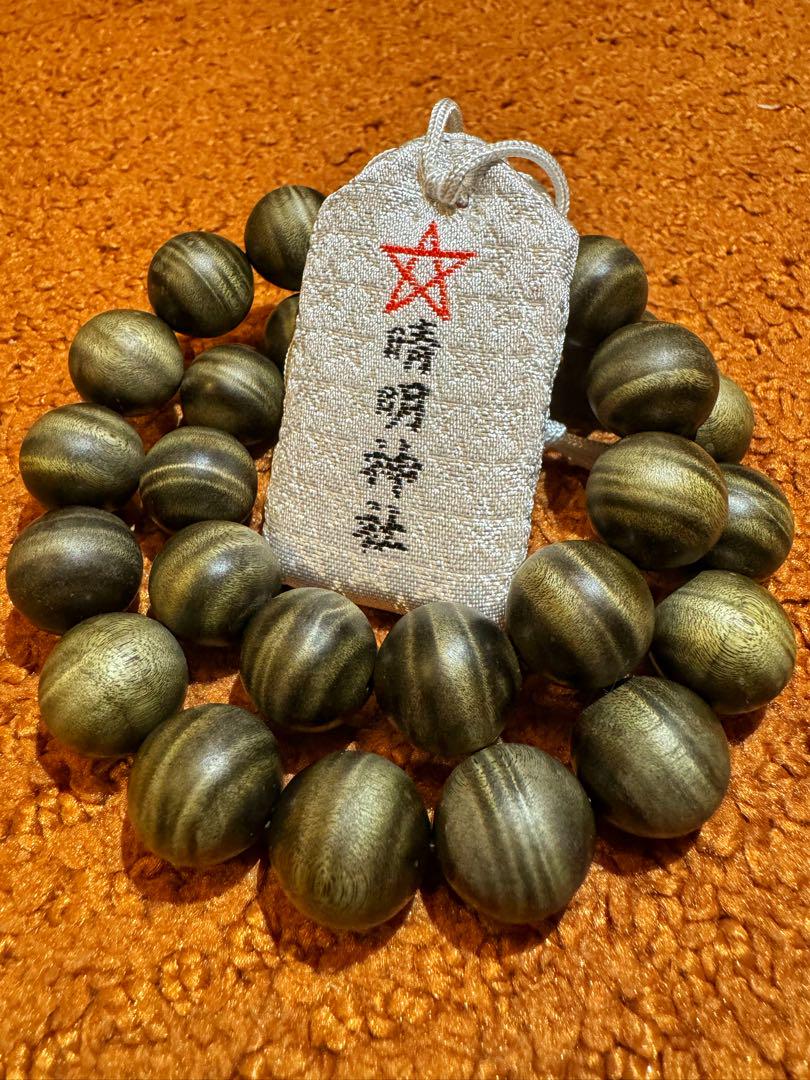 金糸楠木 满水波 数珠28玉 10mm アクセサリー手製（正規販売店