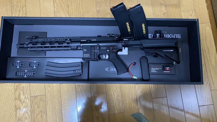 最終値下げ！次世代電動ガン hk416 デルタカスタム BK （中古