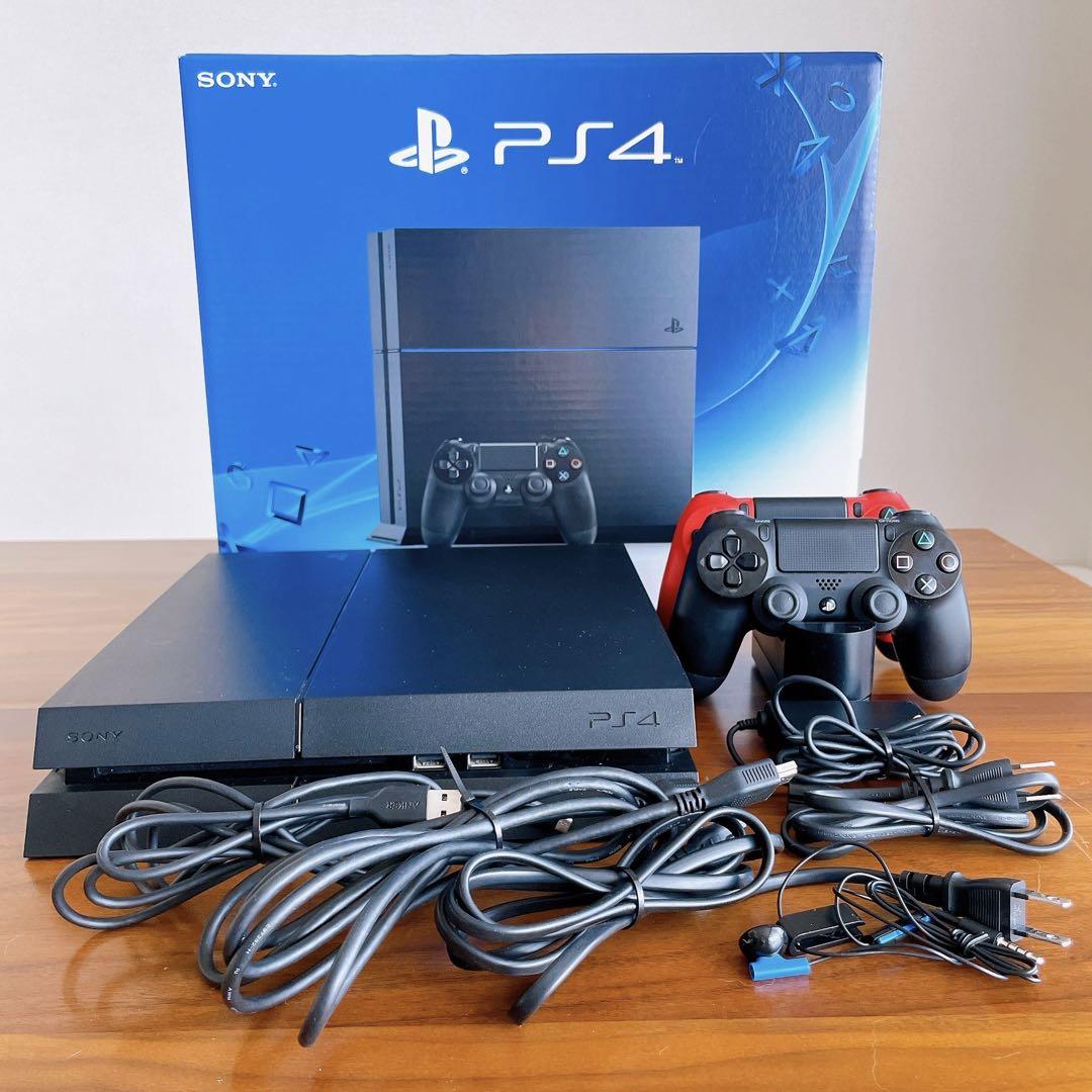 PlayStation4 - 【Mura___】PlayStation4 本体＆ケーブル類 PlayStation4 本体 コントローラー ソフト セット - メルカリ
