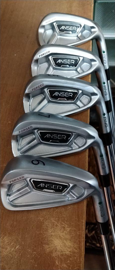 PING - ピンPING 初代ANSER レフティ 7本セット 中古 ピン アンサー アイアン 6-p セット S300（PING - ピンPING