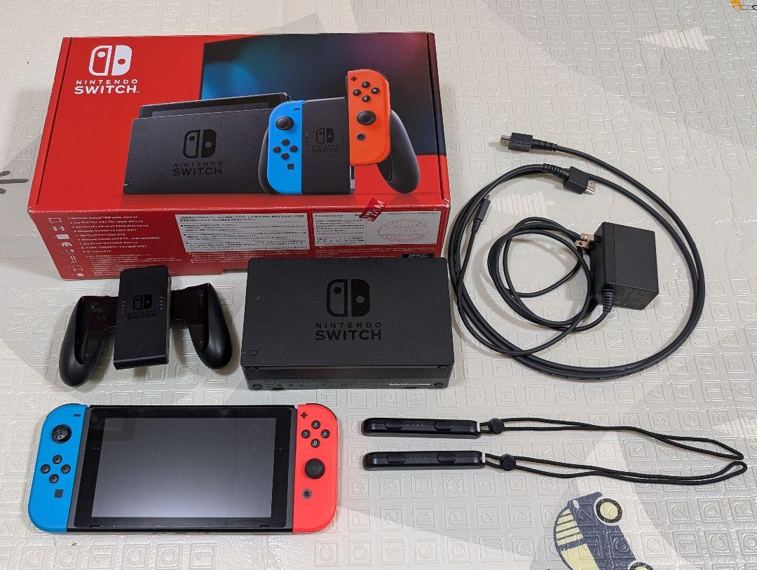 Nintendo Switch 本体セット　SDカード他付き Nintendo Switch 初期型 本体 セット コントローラー付き - メルカリ