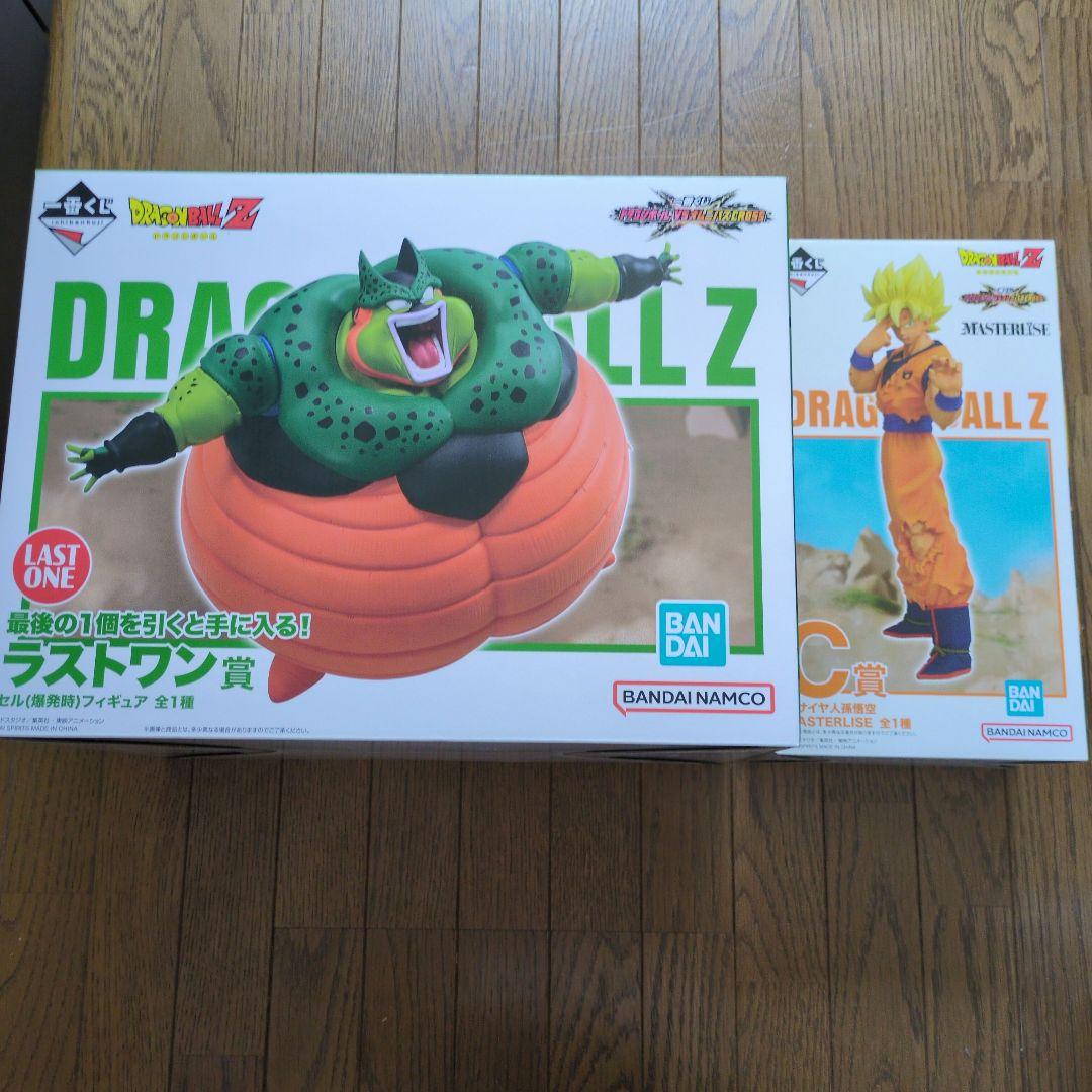 ドラゴンボールZ 一番くじ セル 孫悟空フィギュア2体セット （一