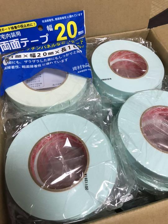 キッチンパネル用両面テープ　100本 キッチンパネル用両面テープ100本 （パネル用両面テープ D5601