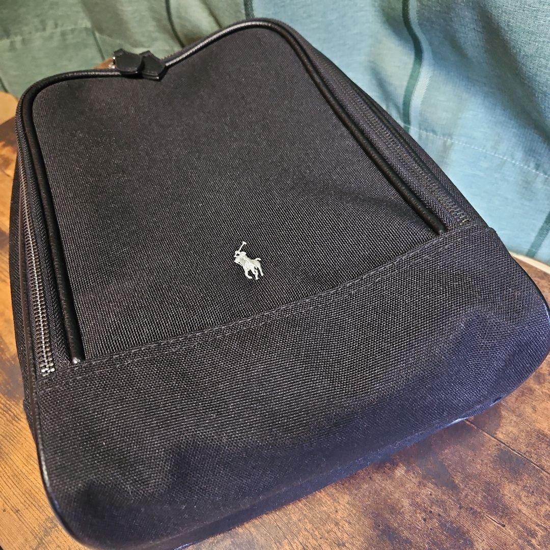 POLO ブラック ゴルフシューズバッグ（POLO GOLF（ポロゴルフ