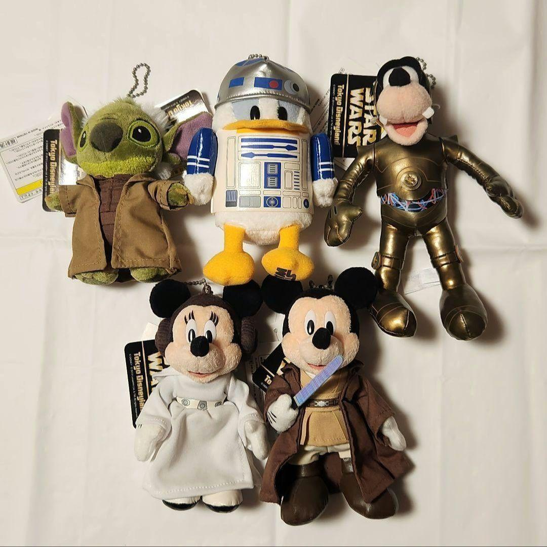 スターツアーズ ぬいぐるみバッジ 5体　スターウォーズ スターツアーズ ぬいぐるみバッジ 5体 スターウォーズ