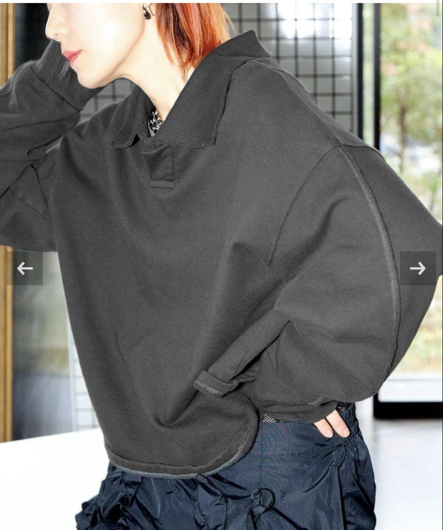 CITYSHOP COLLAR SWEAT TOP：スウェット（CITY TOKYO スウェット