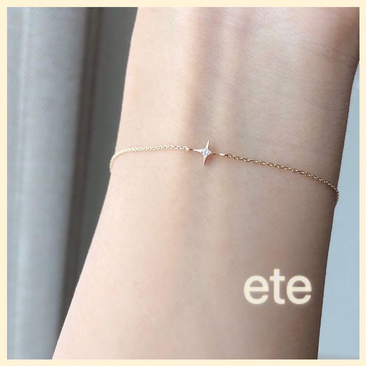 エテ ete ダイヤブレスレット （シェア] ブラックダイヤモンド