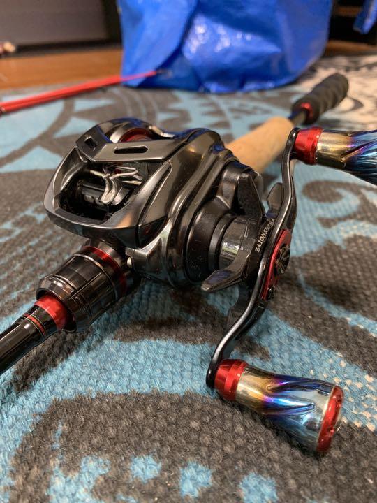 アルファスair8.6L ベイトリール ktf ダブルボールベアリング装着 ダイワ アルファスAIR8.6L （アルファスair8.6L ベイトリール