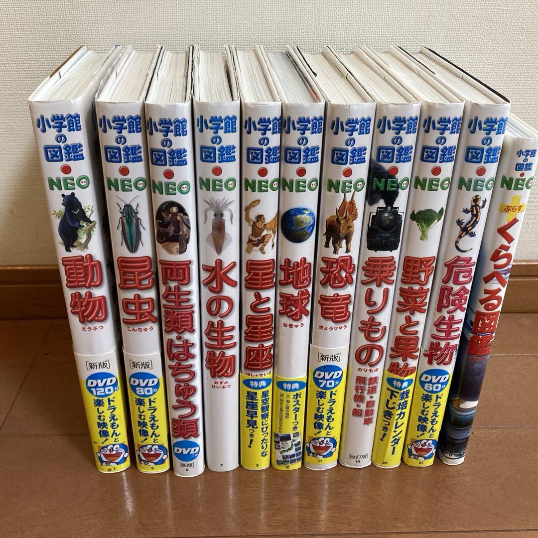 図鑑11冊+DVD6枚 小学館の図鑑NEO11冊セットDVD付き （小学館の図鑑neo 11冊