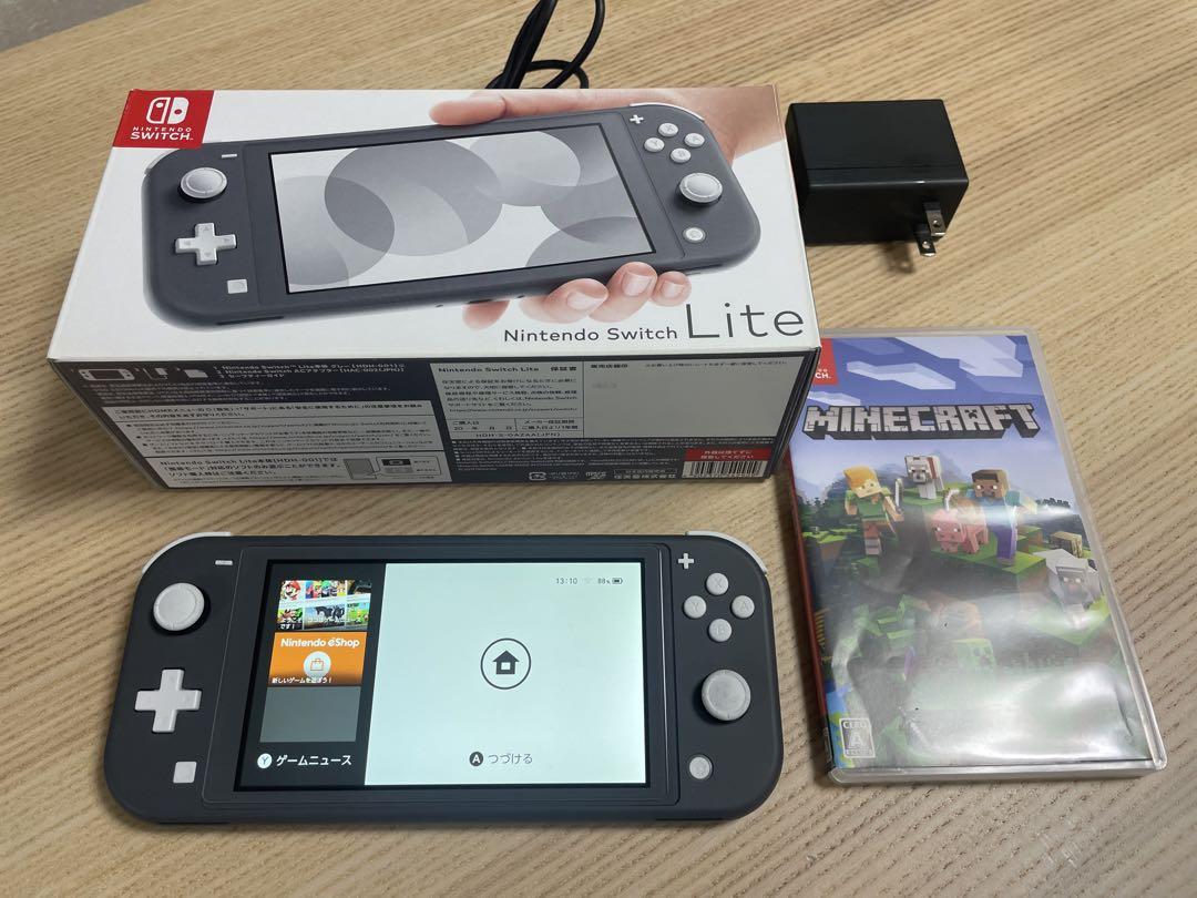 Nintendo Switch Lite グレー 本体 + Minecraft Minecraft Nintendo Switch Lite Gameplay - YouTube