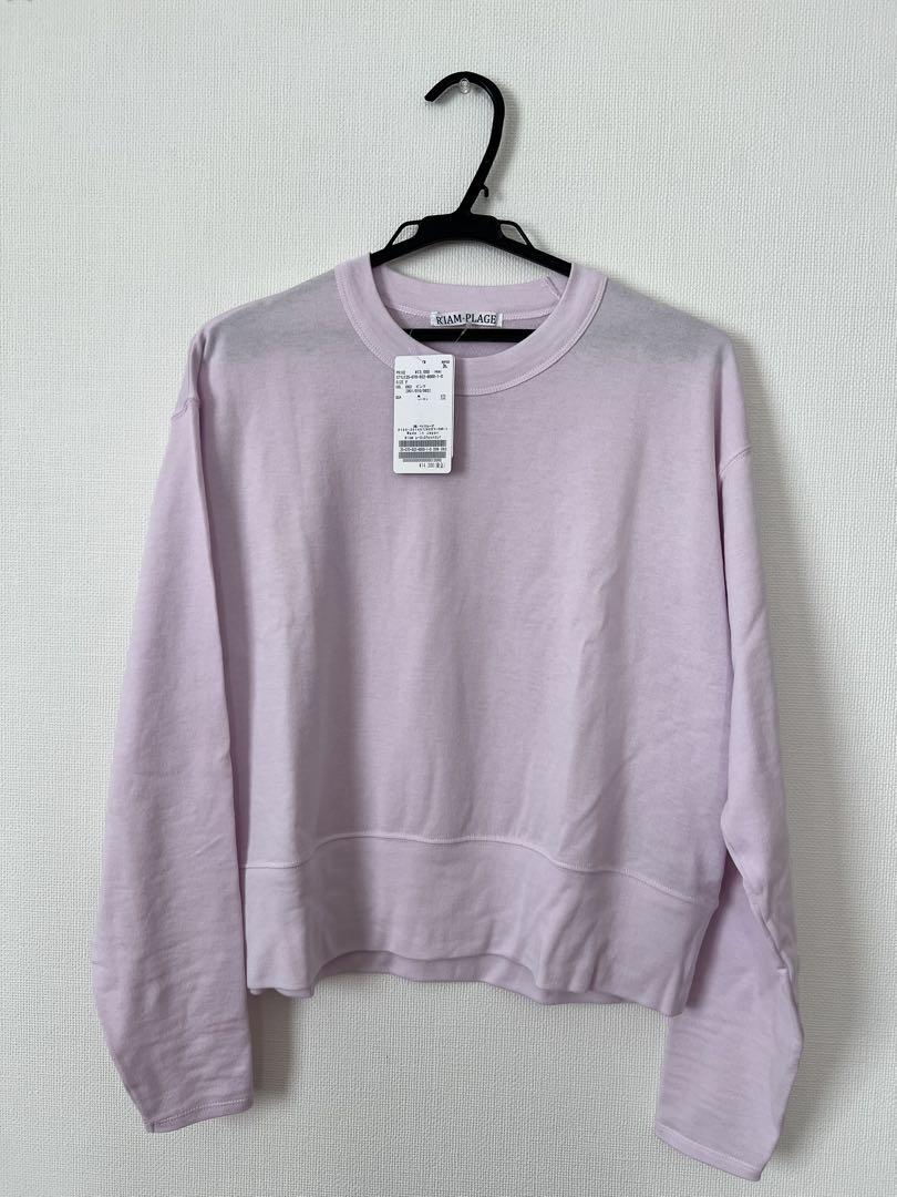 新品】Plage R'IAM レーヨンスウェットロンT（R'IAM】スウェット